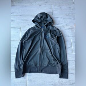 Y2K OAKLEY ZIP UP HOODIE BLACK